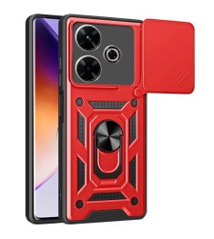 Чохол Ring Serge Armor Case для Xiaomi Redmi 15C (ShutCam) (Червоний)