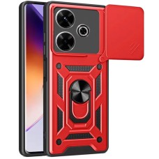 Чохол Ring Serge Armor Case для Xiaomi Redmi 15C (ShutCam) (Червоний)