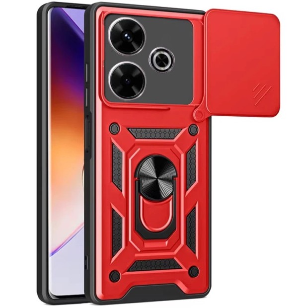 Бронь-чехол Ring Serge Armor Case Xiaomi Redmi 15C (ShutCam) (Красный)