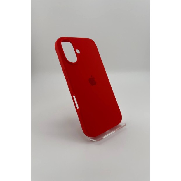 Силіконовий чохол Original Round для Apple iPhone 16 (05) Product RED