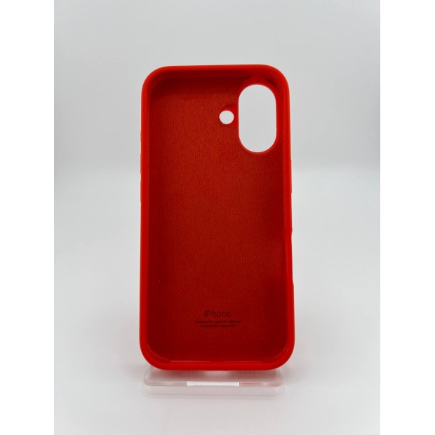 Силіконовий чохол Original Round для Apple iPhone 16 (05) Product RED
