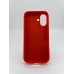 Силіконовий чохол Original Round для Apple iPhone 16 (05) Product RED