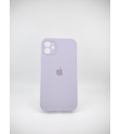 Силіконовий оригінальний квадратний круглий чохол для Apple iPhone 11 (71) Світл..