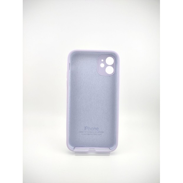 Силикон Original Square RoundCam Case Apple iPhone 11 (71) Light Glycine