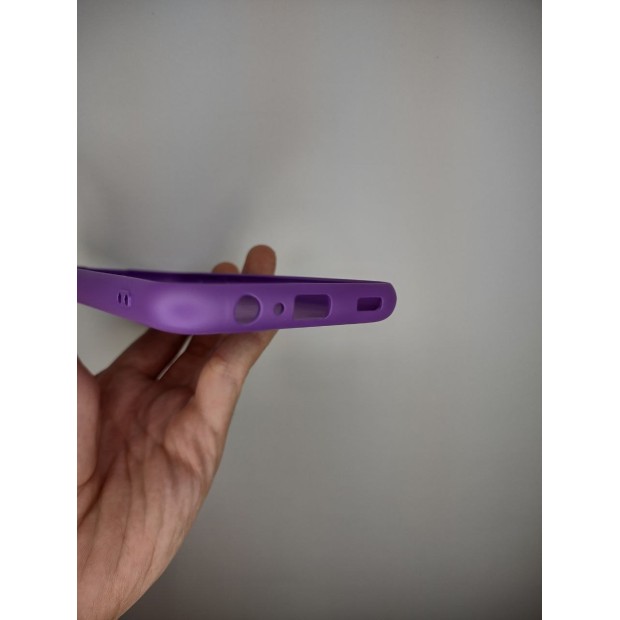 Силіконовий оригінальний чохол Samsung Galaxy A04E (2022) (ShutCam) (Бузковий)