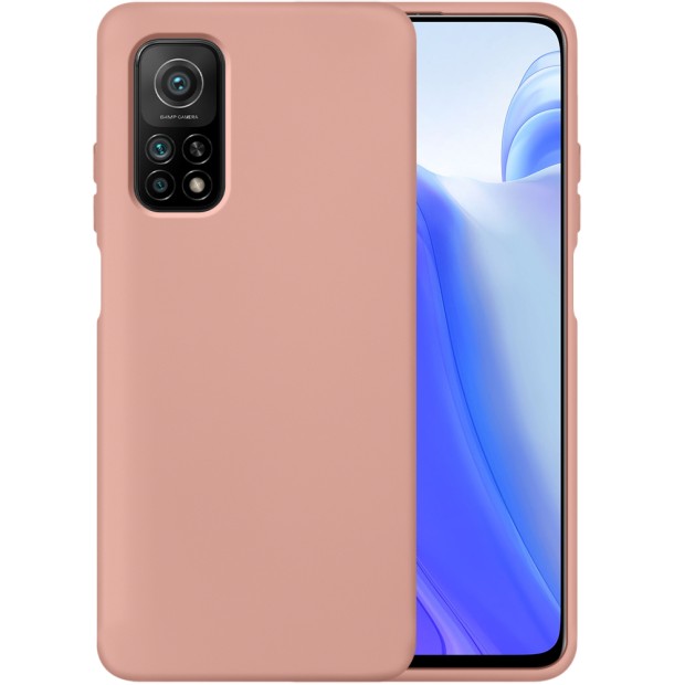 Силіконовий чохол Original 360 для Xiaomi Mi 10T (Пудровий)