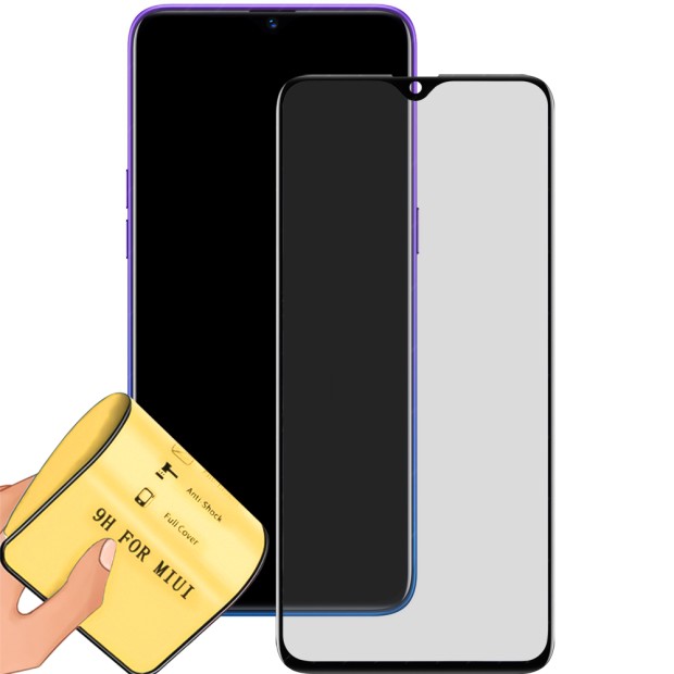 Защитное стекло 5D Matte Ceramic Realme 5 Pro Black