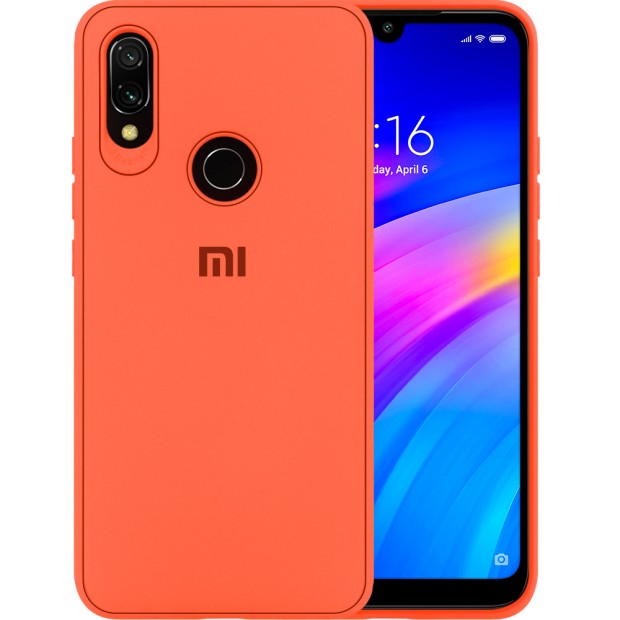 Силикон Junket Case Xiaomi Redmi 7 (Оранжевый)