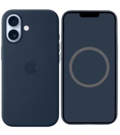 Чохол Силіконовий із MagSafe для Apple iPhone 17 (Опівночі)