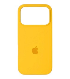 Силикон Original Round Case Apple iPhone 17 Pro Max (63) Canary Yellow