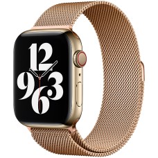 Ремешок Milanese Loop Apple Watch 38 / 40 / 41 / SE (Rose Gold)