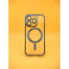 Чехол UMKU Shining with MagSafe Apple iPhone 15 Pro (Blue Titanium)