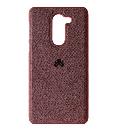 Силикон Textile Huawei Honor 6x / GR5 (2017) (Бордовый)