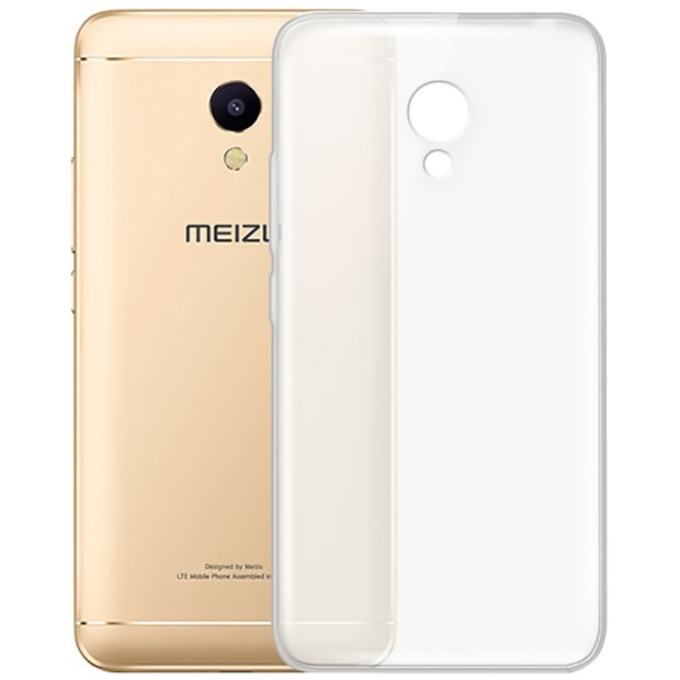 Силіконовий чохол WS для Meizu M5c (Білий матовий)