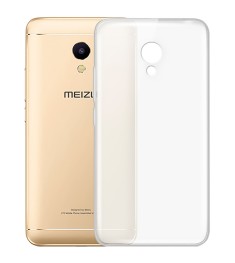 Силіконовий чохол WS для Meizu M5c (Білий матовий)