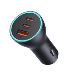 АЗУ-адаптер Baseus Golden Contactor Pro CGJP010013 65W 1USB / 2Type-C (Серый)