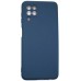 Силіконова оригінальна накладка Samsung Galaxy A22  /  M22  /  M32 (ShutCam) (Кобальт)