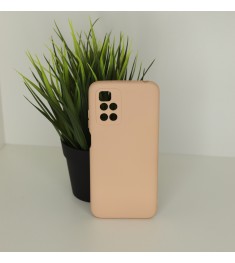 Силіконовий чохол Original Xiaomi Redmi 10 (ShutCam) (Бежевий)