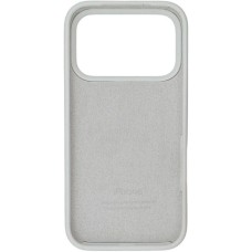 Силіконовий круглий чохол оригінал для Apple iPhone 17 Pro (06) Білий