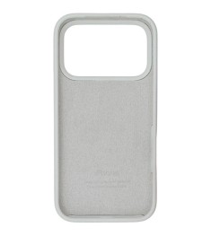 Силіконовий круглий чохол оригінал для Apple iPhone 17 Pro (06) Білий