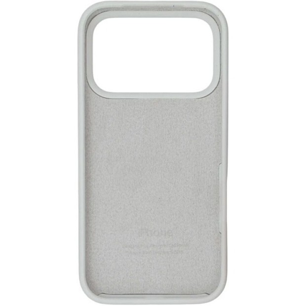 Силикон Original Round Case Apple iPhone 17 Pro (06) White