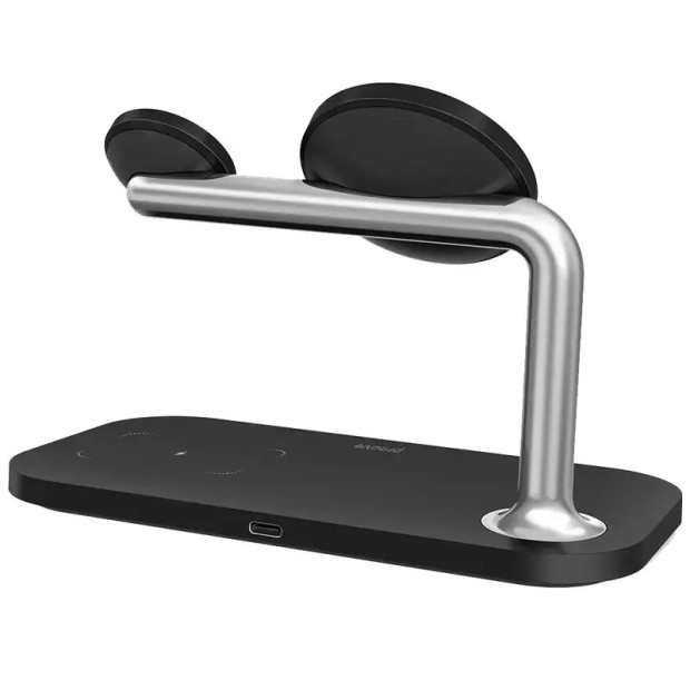 Беспроводное зарядное устройство Proove Magnetic Field Pro 3in1 Qi2 (Black)