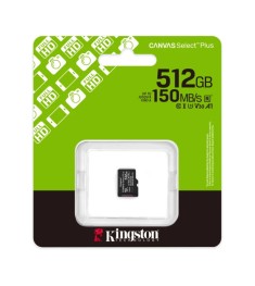 Карта памяти Kingston Canvas Select Plus MicroSDXC 512GB (UHS-1) A1 (Class 10) Карта памяти Kingston Canvas Select Plus MicroSDXC 512GB (UHS-1) A1 (Class 10)