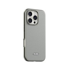 Накладка Blueo Premium Leather MagSafe Apple iPhone 16 Pro Max (Grey) B52