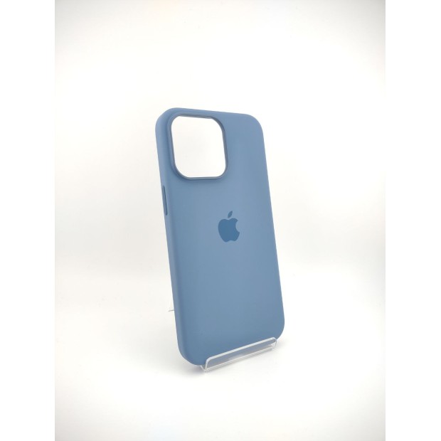 Чохол Silicone Case with MagSafe для Apple iPhone 15 Pro Max (Winter Blue)