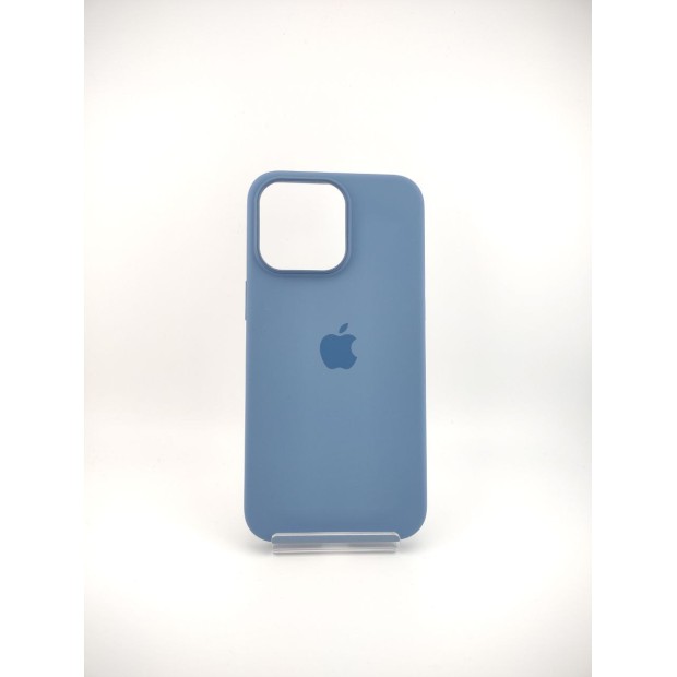 Чохол Silicone Case with MagSafe для Apple iPhone 15 Pro Max (Winter Blue)