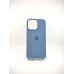 Чохол Silicone Case with MagSafe для Apple iPhone 15 Pro Max (Winter Blue)