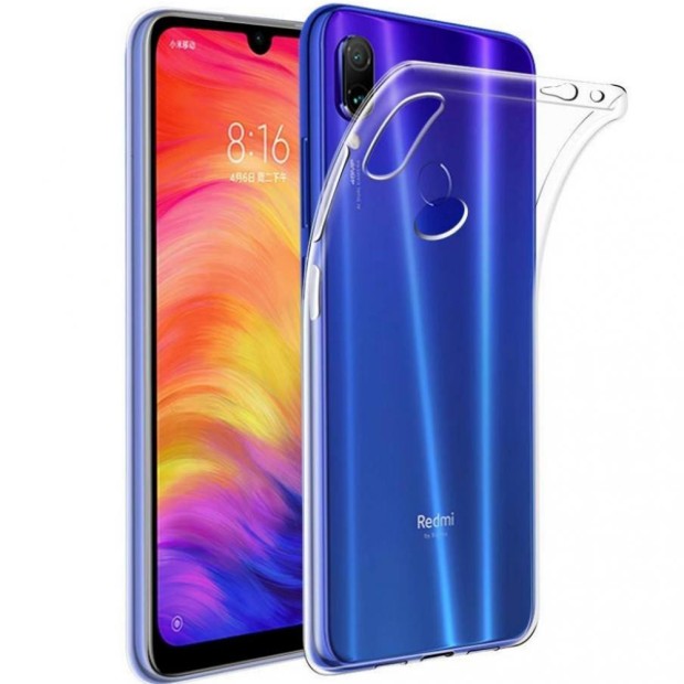 Силіконовий чохол WS для Xiaomi Redmi Note 7  /  Note 7 Pro  /  Note 7s (Прозорий)