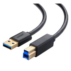 USB-кабель UGREEN US210 USB3.0 (AM  /  BM) (2m) (Black) (10372)