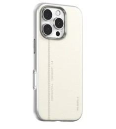 Blueo Premium Leather з MagSafe для Apple iPhone 16 Pro Max (Білий)