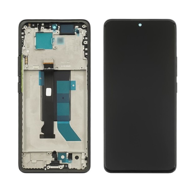 Дисплей для Xiaomi Redmi Note 14 Pro (5G) з чорним сенсорним екраном та IPS Black Corps кадр