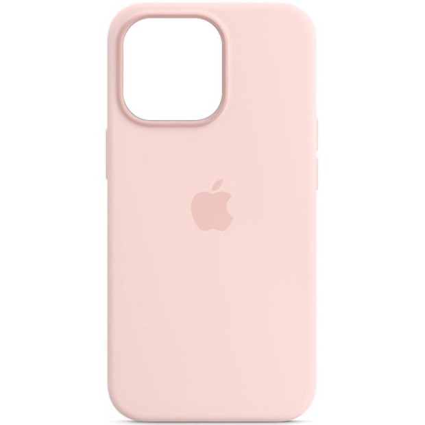 Силикон Original Round Case Apple iPhone 15 Plus (08) Pink Sand