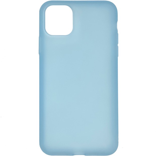 Силикон TPU Latex Apple iPhone 11 (Голубой)