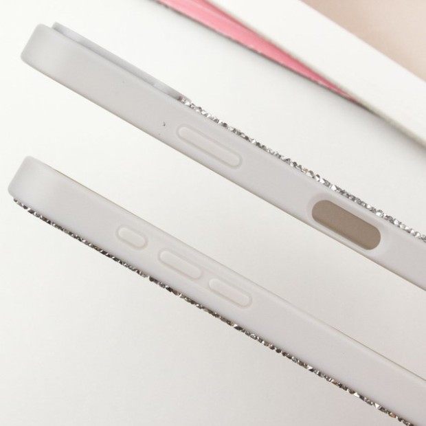 Чохол Bling World Rock Diamond MagSafe для iPhone 16 Pro (Срібний)