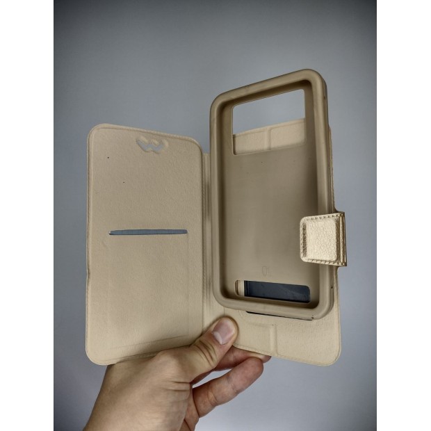 Чехол-книжка Universal Business Line Design 5.5 (Золотой)