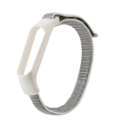 Ремінець Velcro для Xiaomi Mi Band 3  /  4  /  5  /  6  /  7 (Сірий)