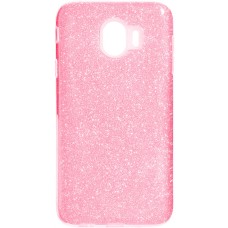 Силикон Glitter Samsung Galaxy J4 (2018) J400 (Розовый)