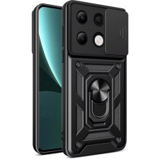Чохол Ring Serge Armor Case для Xiaomi Redmi Note 13 4G (ShutCam) (Чорний)