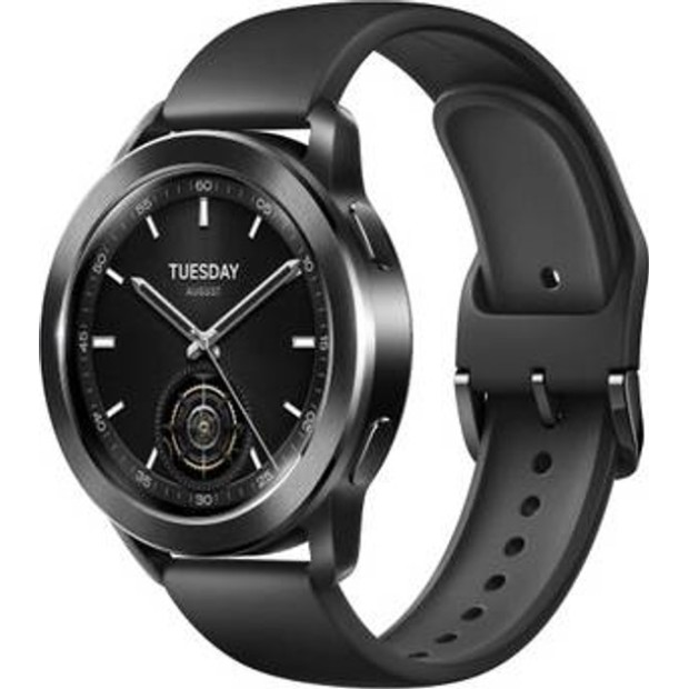 Смарт-годинник Xiaomi Watch S3 NFC (Чорний) (Клас A+)