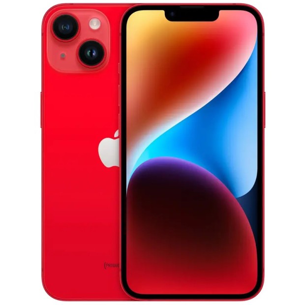 Мобильный телефон Apple iPhone 14 128Gb (Red) (Grade A) 100% Б/У