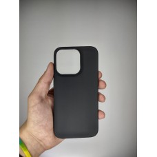 Силіконовий чохол Graphite для Apple iPhone 15 Pro (Чорний)