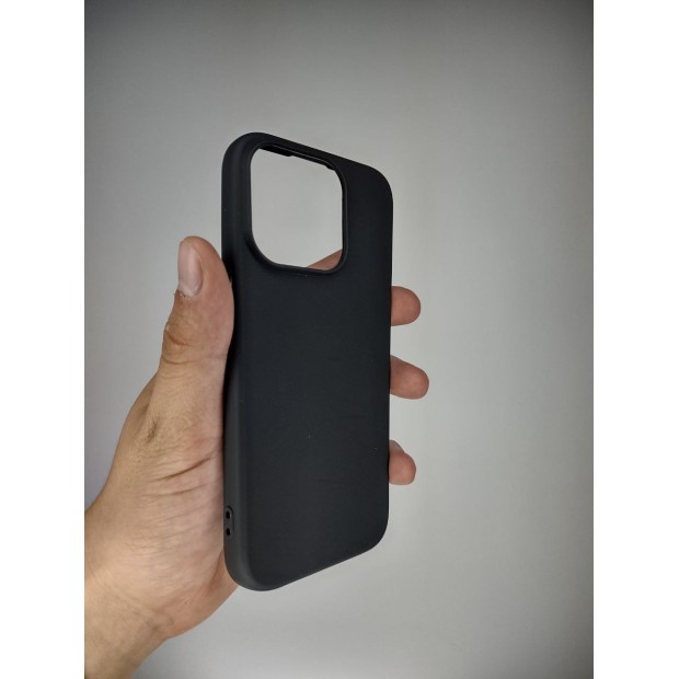 Силіконовий чохол Graphite для Apple iPhone 15 Pro (Чорний)