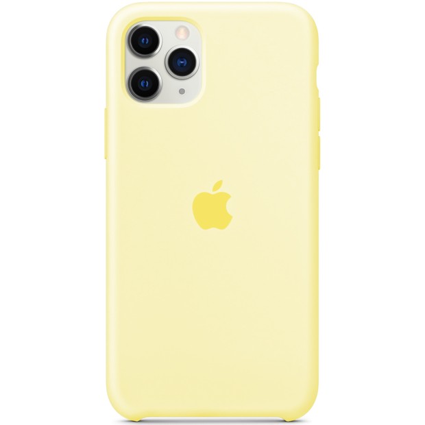 Силіконовий оригінальний чохол Apple для iPhone 11 Pro Max (51) Mellow Yellow