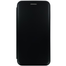 Оригінальний чохол-книжка матовий для Motorola Moto G24  /  G04  /  E14 (чорний) (уцінка) (Категорія 1)