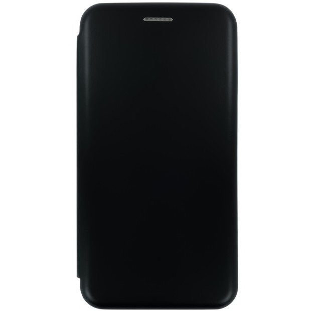 Оригінальний чохол-книжка матовий для Motorola Moto G24  /  G04  /  E14 (чорний) (уцінка) (Категорія 1)