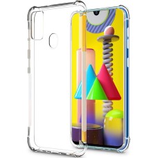 Силикон 6D Samsung Galaxy M31 (2020) (Прозрачный)